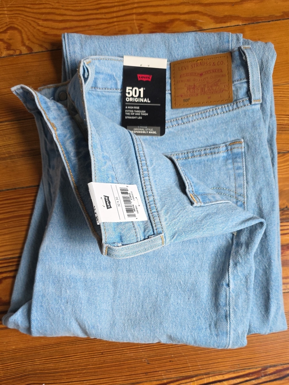 Levi's 501 Original Straight Men's Light Blue Jeans
